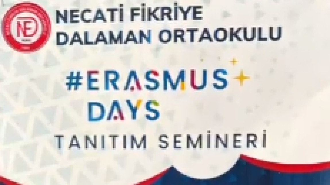 ERASMUSDAYS TANITIM SEMİNERİ VE AFİŞ ÇALIŞMASI