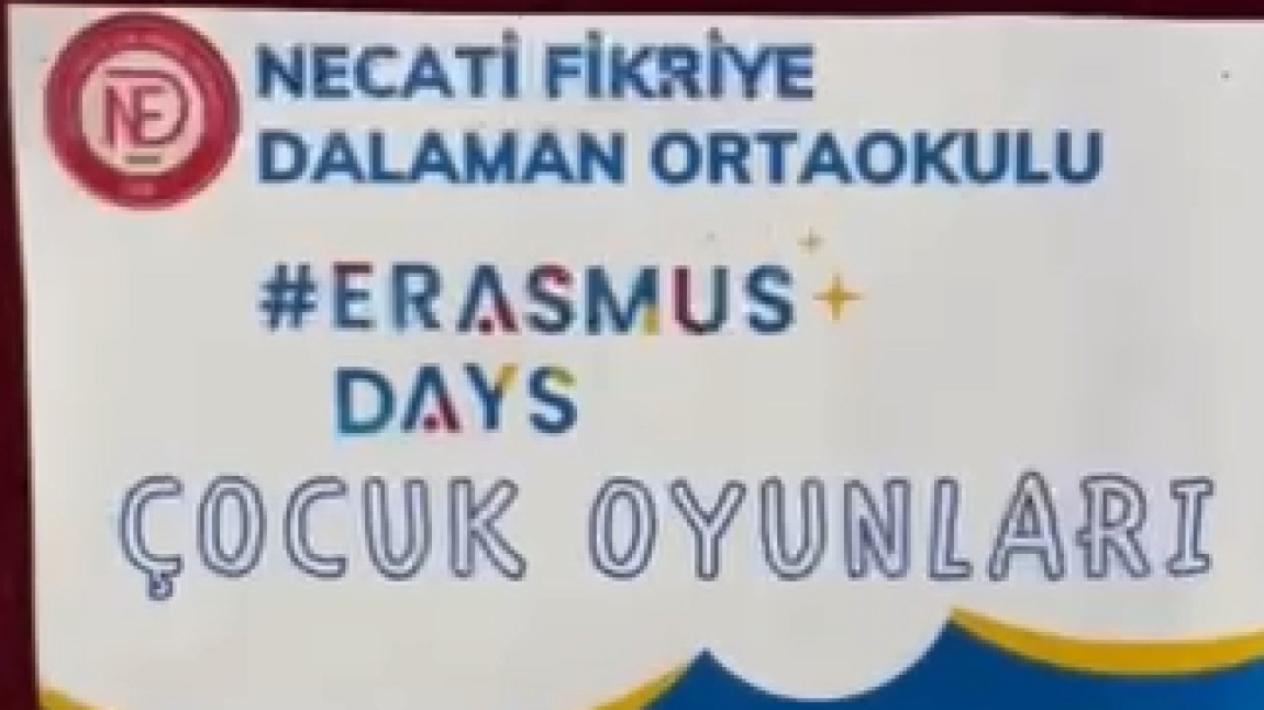 ERASMUSDAYS ÇOCUK OYUNLARI ETKİNLİĞİMİZ